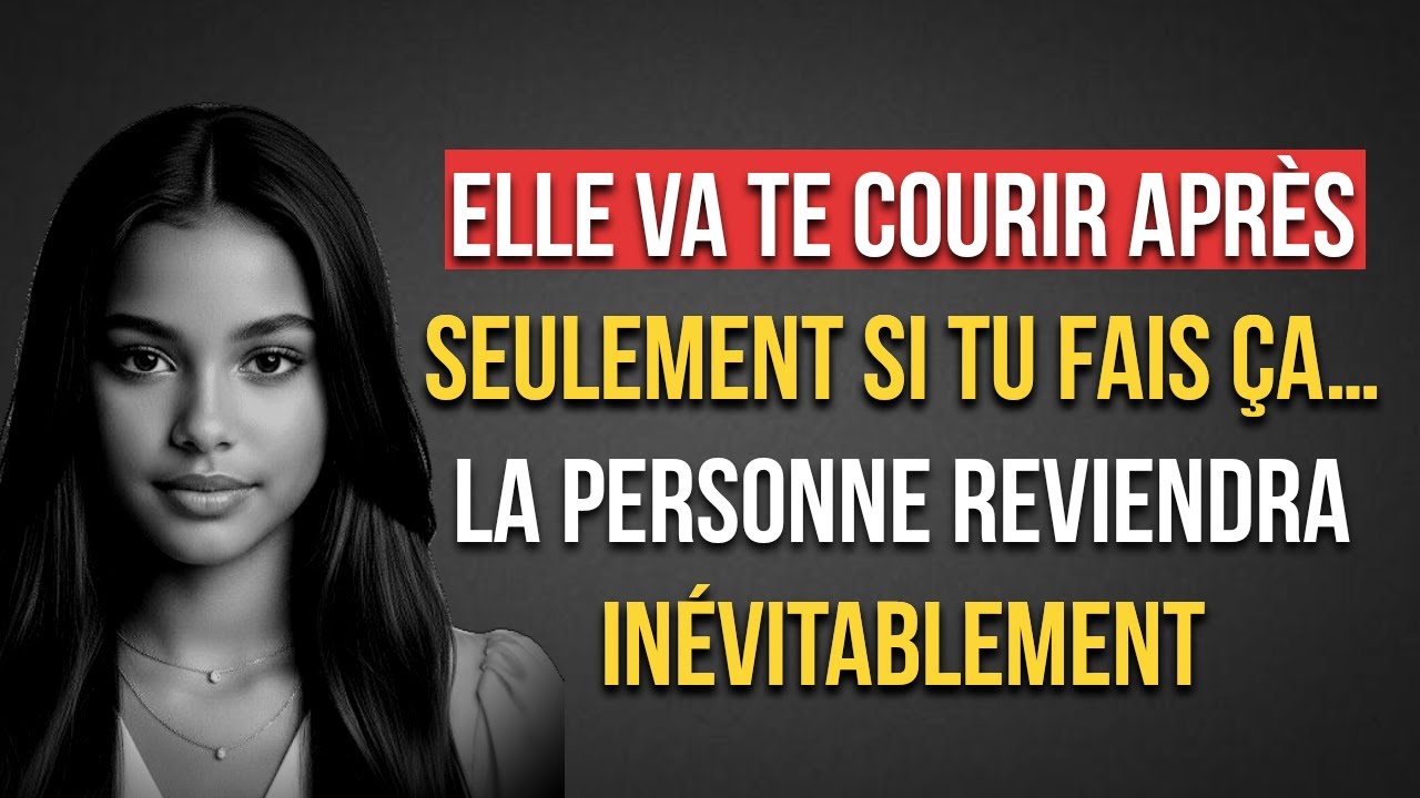 Fais seulement ça… et elle finira par te courir après | Stoïcisme