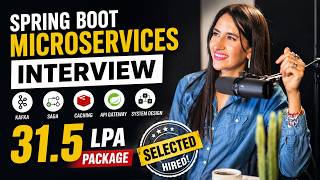 Spring Boot Microservices Interview: Kafka, Saga, Caching, API Gateway, System Design Q&amp;A | 31.5 LPA