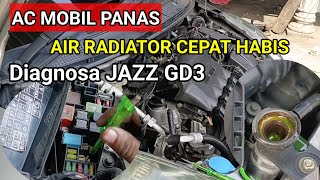 PENYEBAB AIR RADIATOR CEPAT HABIS DAN AC MOBIL TIDAK DINGIN.