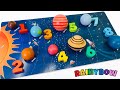 Learn 8 planets of the solar system for preschool toddlers