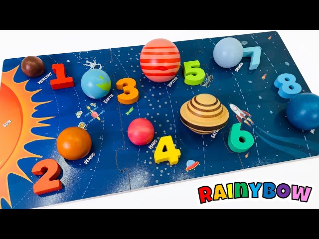 Learn 8 Planets of the Solar System for Preschool Toddlers class=