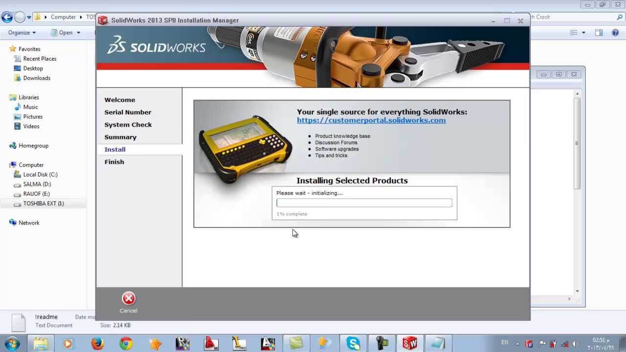 how to download solidworks 2013 64 bit