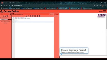 Matriz Método de Cramer en Octave Online.