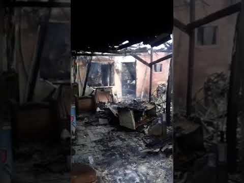 Família perde todos os móveis em incêndio