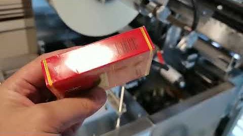 Cigarette cellophane wrapping packing machine