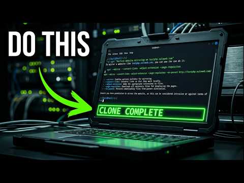 How Hackers Clone Entire Websites Locally (Website Mirroring) 🌐