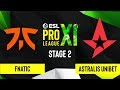 CS:GO - Astralis UNIBET vs. Fnatic [Inferno] Map 3 - ESL Pro League Season 11 - Stage 2