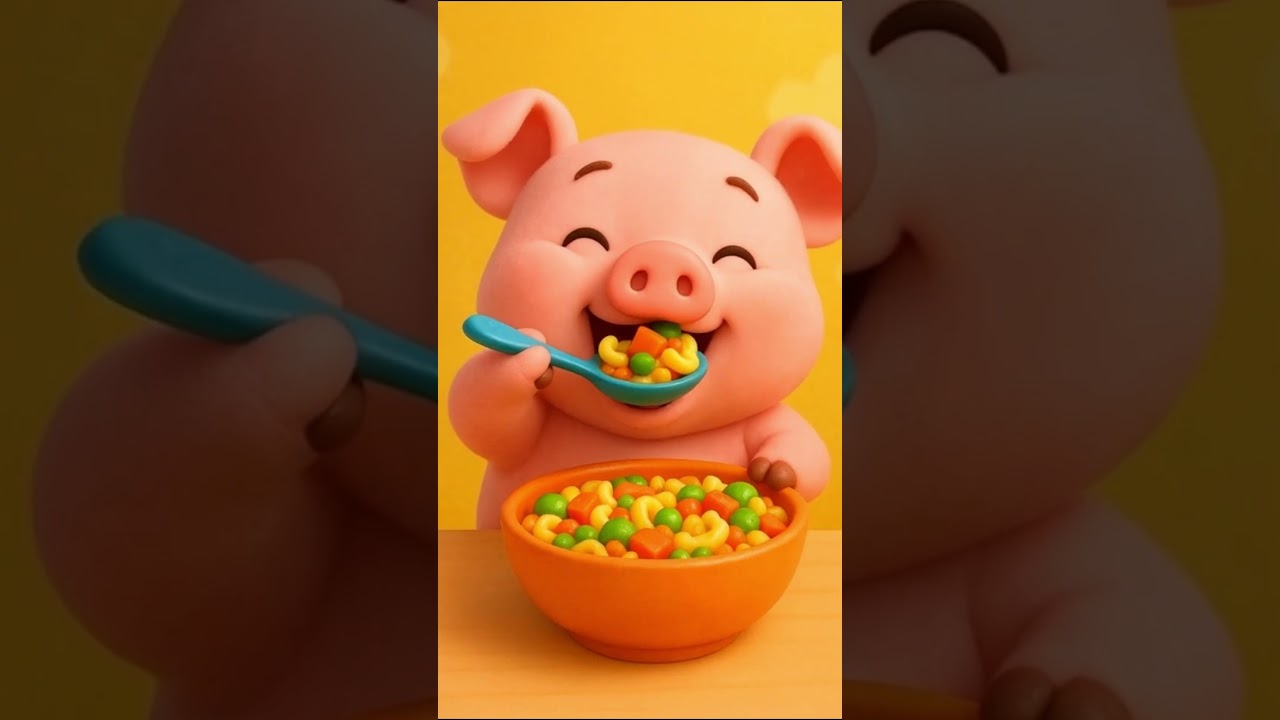 Little Pink Pig 🐷 | Funny Pig Song for Kids | Nursery Rhyme