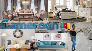 COST $ OF LUXURY FURNISHED BED & SITTING ROOM SETS IN CAMEROON | INSIDE A HOUSEHOLD MALL