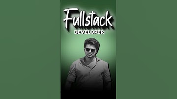 what is Fullstack development in tamil #coding #movie #techtech #fullstack #developer #javascript