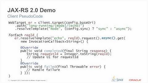 Java API for RESTful Web Services 2 0 Demo