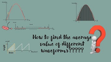 Average Value of Different Waveforms