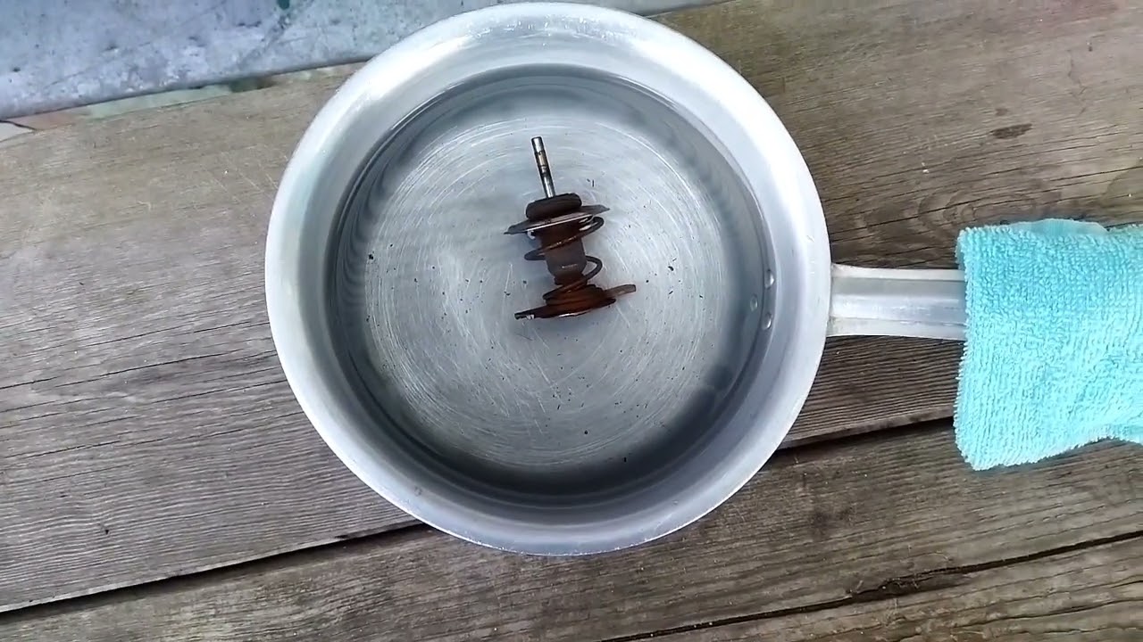 термостат Опель Зафира, тест неисправного