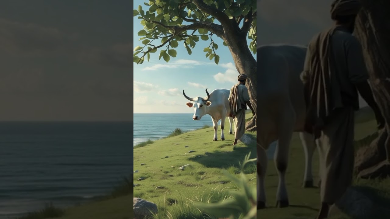 The White Cow & The Fisherman | A Mystical Encounter by the Sea 