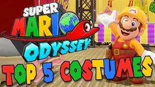 Top 5 Costumes Outfits - Super Mario Odyssey