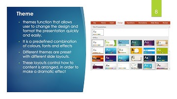Chapter 6 Office Automation System Introduction to Presentation