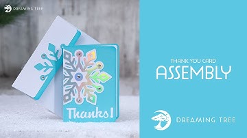 SVG File - Thank You Card - Assembly Tutorial (For Cricut, Silhouette, and ScanNCut)