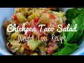 Chickpea Taco Salad | Quick and Easy Recipe | Healthy Recipe | a