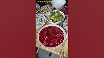 Tiết canh heo rừng #ẩmthựcsàigòn