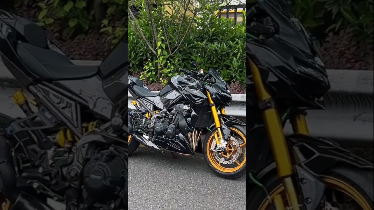 Kawasaki Z900 2025 dark Black The Most Powerful Naked Bike Ever|