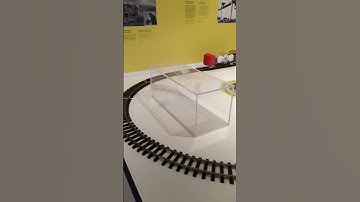 A gyroscopic train model in DB museum Nuremberg