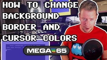 Coding with Jeffrey: Changing Cursor, Background and Border Colors in C64 Basic v2 & C65 Basic 10