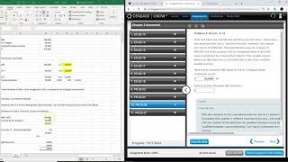 Excel homework example