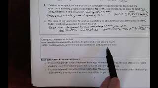 Quantitative Literacy 8A Example #2 Exponential Growth