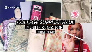 College supplies haul as a first year (business major) *2022*