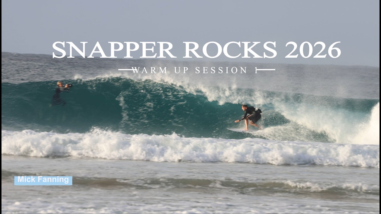 Snapper Rocks Line Up 2026 Snapper Rocks Pro Warm-up Session 1 - YouTube