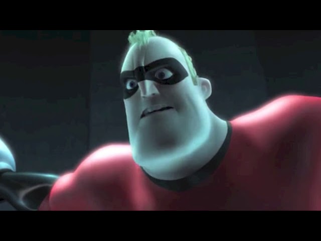 Mr. Incredible meets Syndrome scene Full HD 