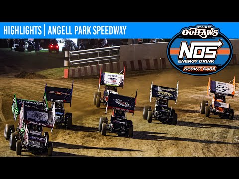 World of Outlaws NOS Energy Drink Sprint Cars | Angell Park Speedway | October 19, 2025 | HIGHLIGHTS