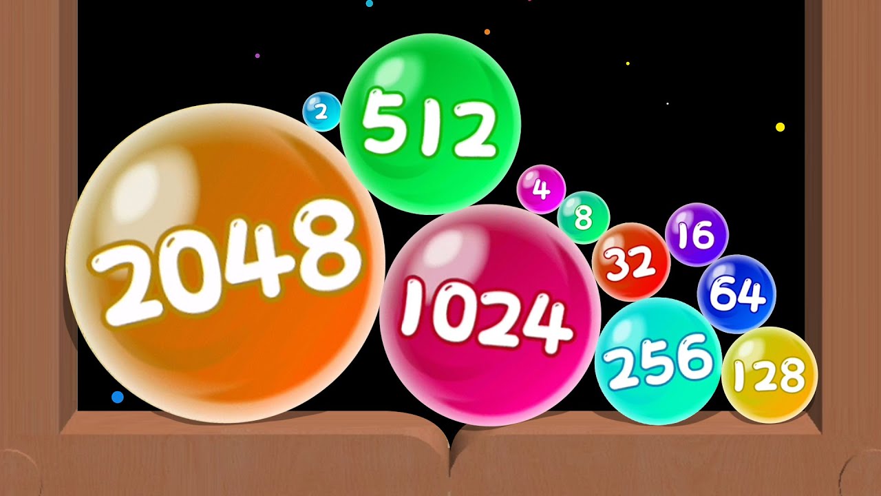 2048 Bubble Merge - 2048 Balls 2D