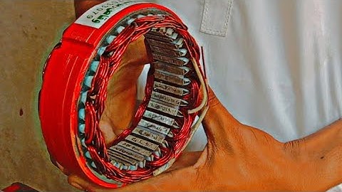 Rewinding Techniques of Alternator Stator Coil Kara || Restoration of Truck Generator Stator Coil