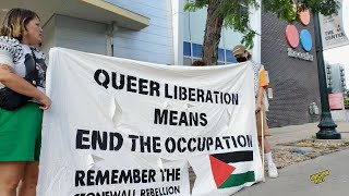 Pro-Palestine, Anti-Genocide Activists Rally Outside Denver Community Center with Ties to Israel