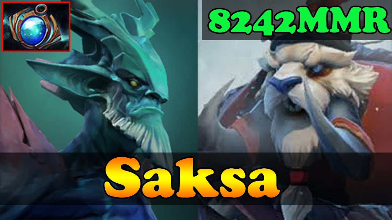 Dota 2 - Saksa 8242 MMR Plays Leshrac And Tusk - Ranked Match Gameplay!
