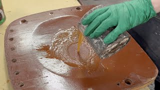 How a Woodshop STRIPS PAINT