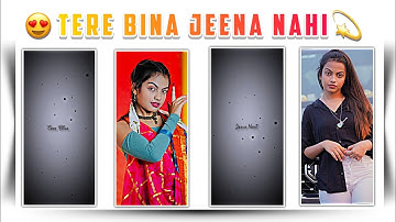 Tere Bina Jeena Nahi XML File Edit | 🔥New XML Preset Trend Video Editing Alight Motion