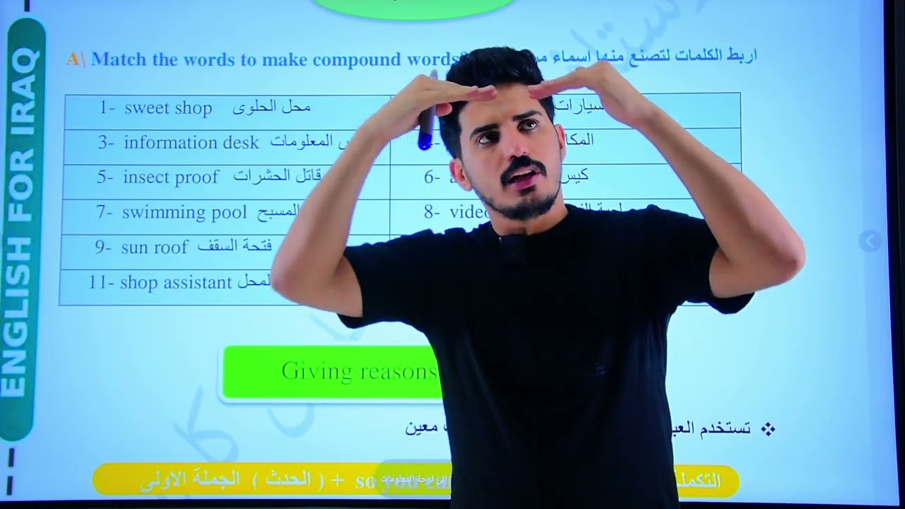 الحلقة 5 مراجعة قبل الامتحان (التعاريف التوصيل املاء واختيارات )