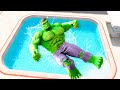 GTA 5 Ragdolls HULK Jumps/Fails #60 (Physics &amp; Funny Moments)