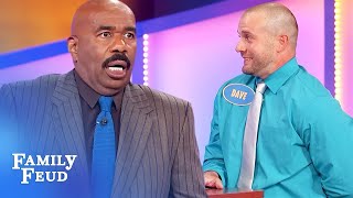 Steve Harvey is speechless! Dave should have taken an "X"!