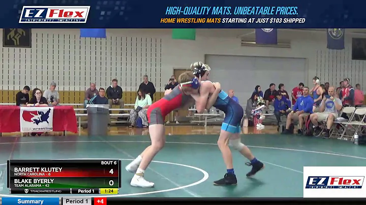 Mat 4 110 Barrett Klutey North Carolina Vs Blake B...