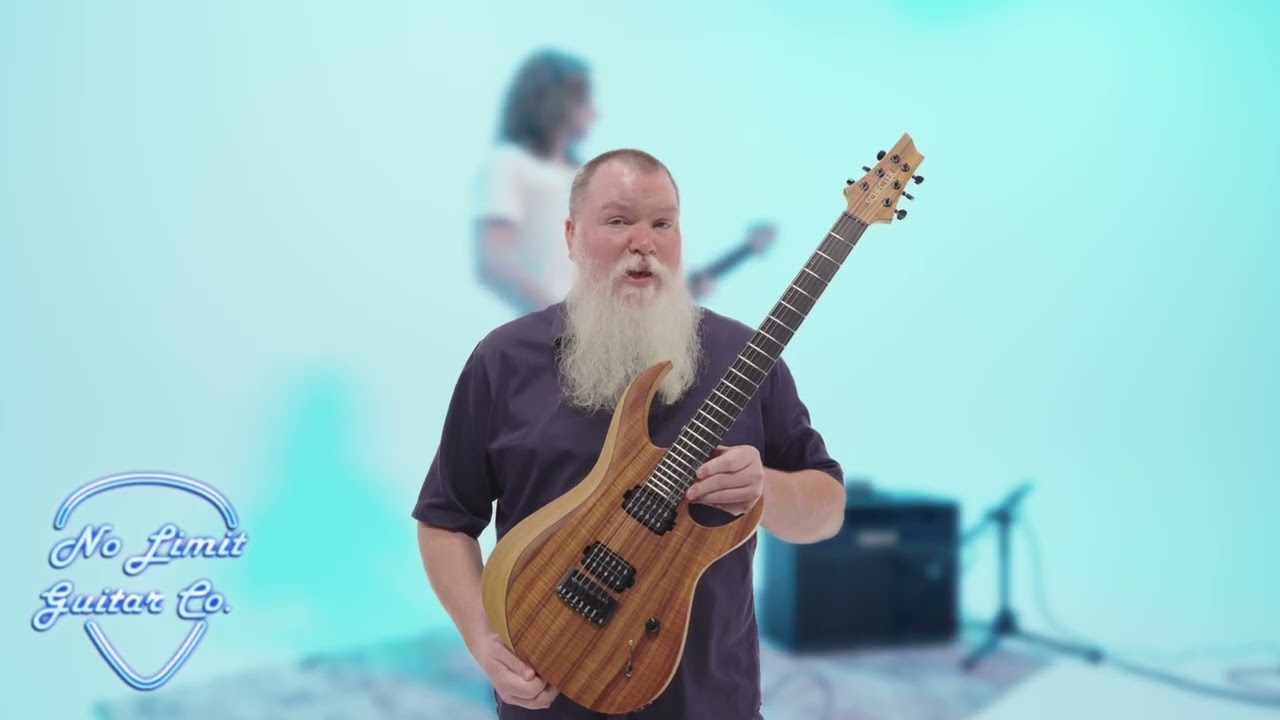 Schecter USA Custom Shop Sunset Extreme-6 Electric Guitar - Vintage Nat Satin at No Limit Guitar Co