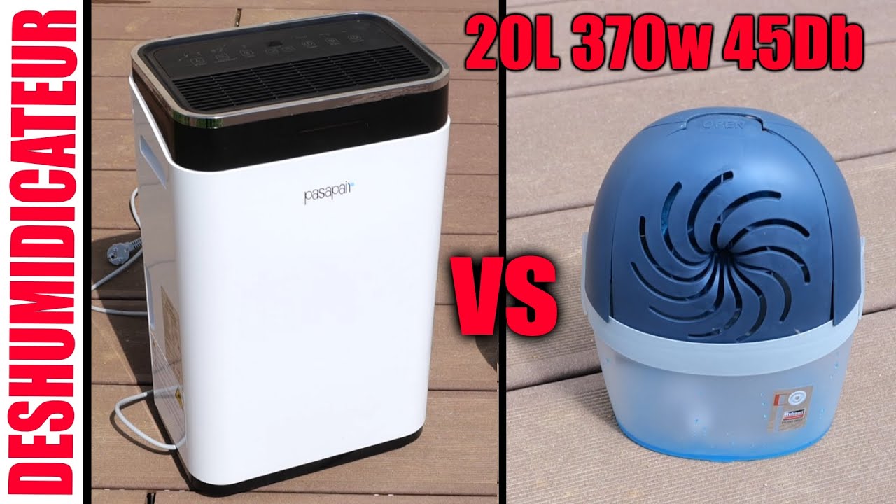 déshumidificateur d'air PASAPAIR  vs Rubson AERO 360° Absorbeur d'humidité  problème cave.. 