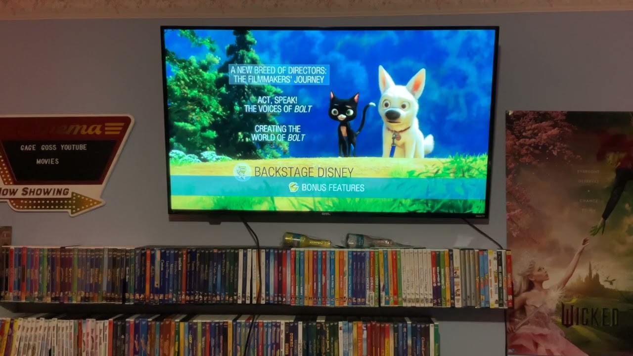 Menu walkthrough of Bolt 2009 dvd