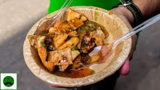 Navratri Special Chaat? Vaishno Chaat Bhandar Indian Street Food Gol Gappe, Papdi Chaat & Pav Bhaji