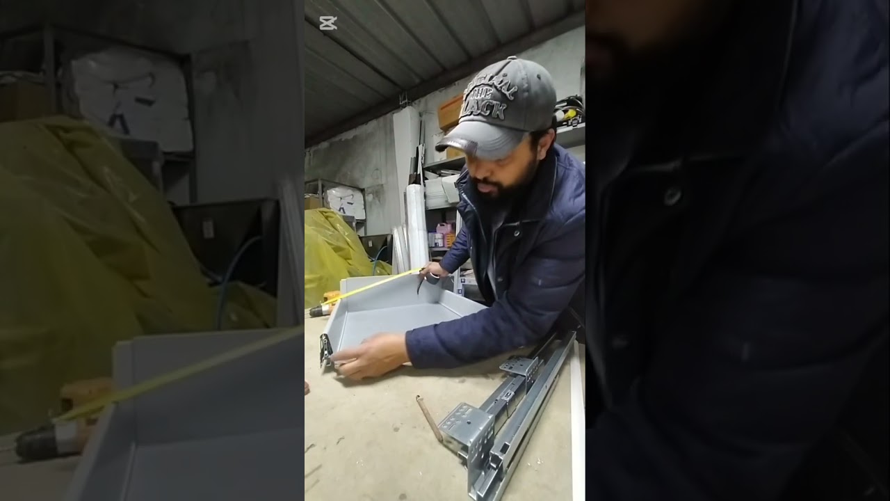 تجميع رفوف (مجورة طيروار) للمبتدئين  #مطبخ #ألومينيوم #aluminium #cuisine