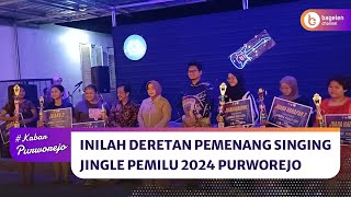 Inilah Deretan Pemenang Singing Competition Jingle Pemilu 2024 Purworejo