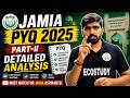 JAMIA 2025 PYQ Detailed Solution | Part-II | Exam Focused Analysis