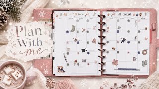 Visão mensal do Planner @TheHappyPlannerChannel